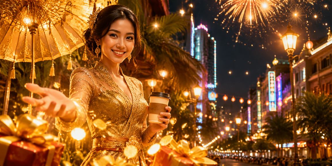 Suasana santai di kafe dengan nuansa permainan casino yang terkendali